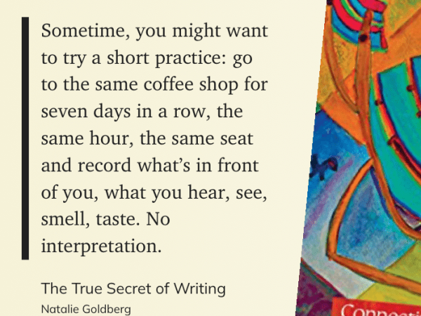 Natalie Goldberg On Sensory&nbsp;Writing