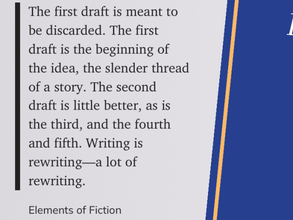 Walter Mosley On&nbsp;Rewriting