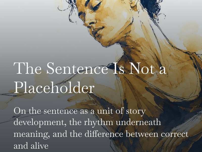 The Sentence Is Not a&nbsp;Placeholder